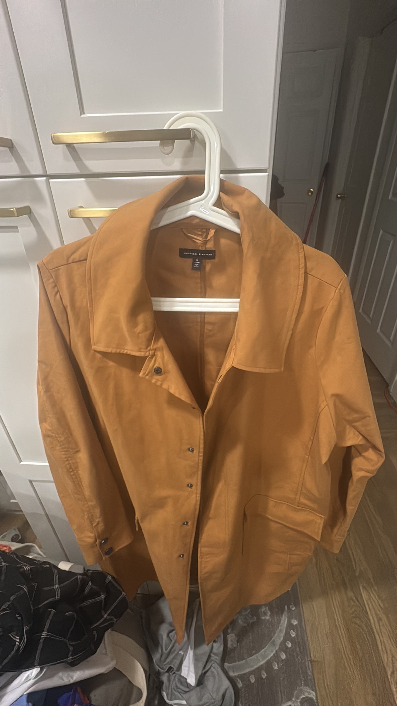 Universal standard tan jacket 