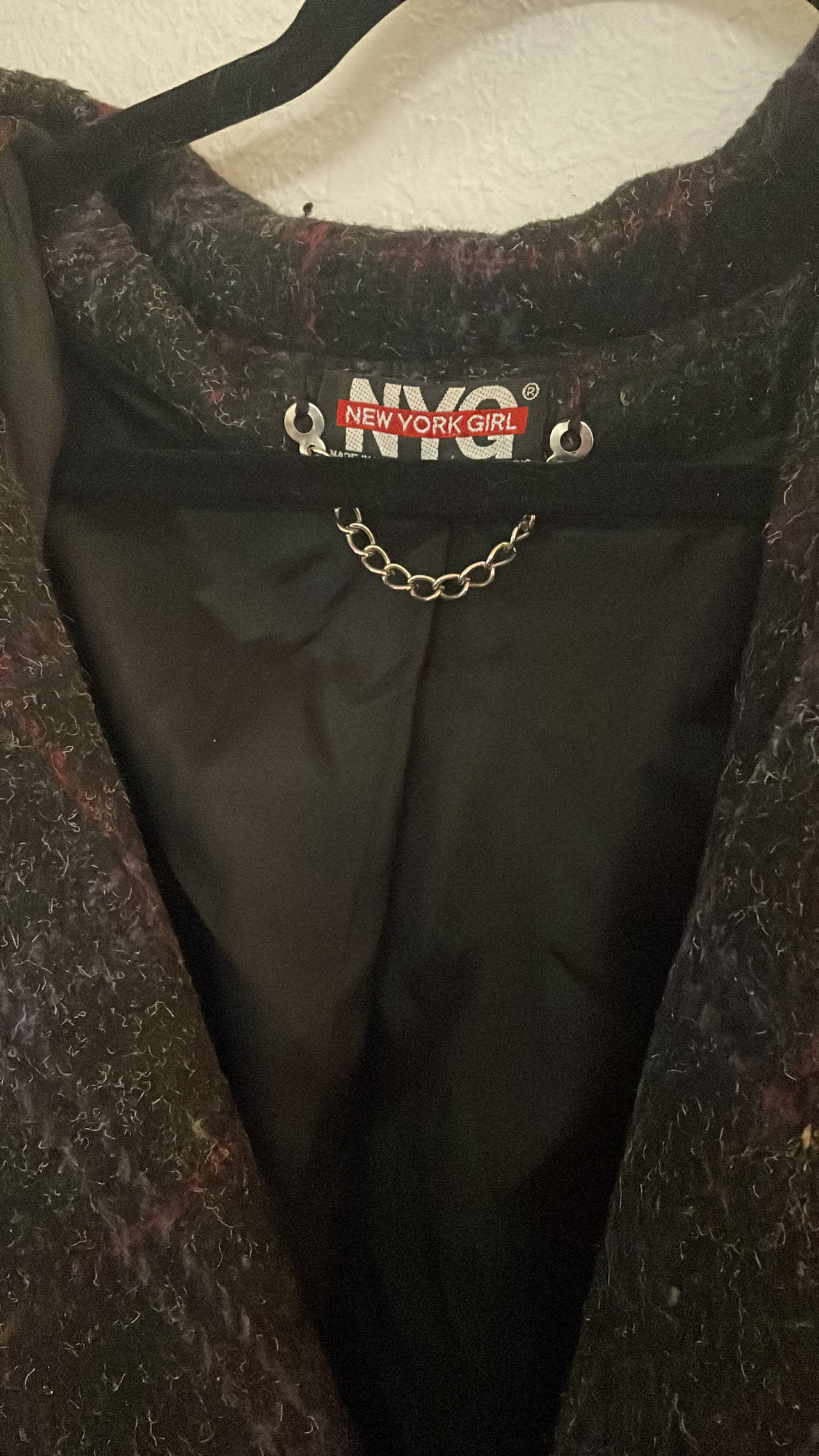 New York Girl Wool Blend Coat L/XL