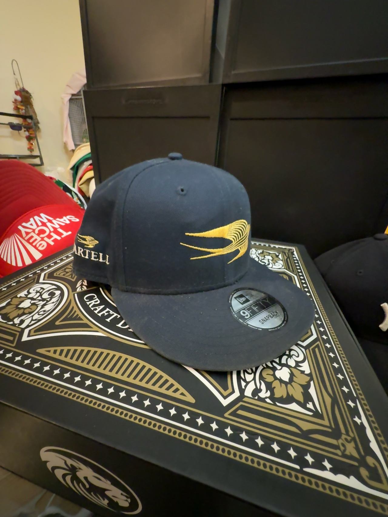 New Era McLaren F1 Oscar Piastri #81 Snapback Hat Black/Yellow/Green