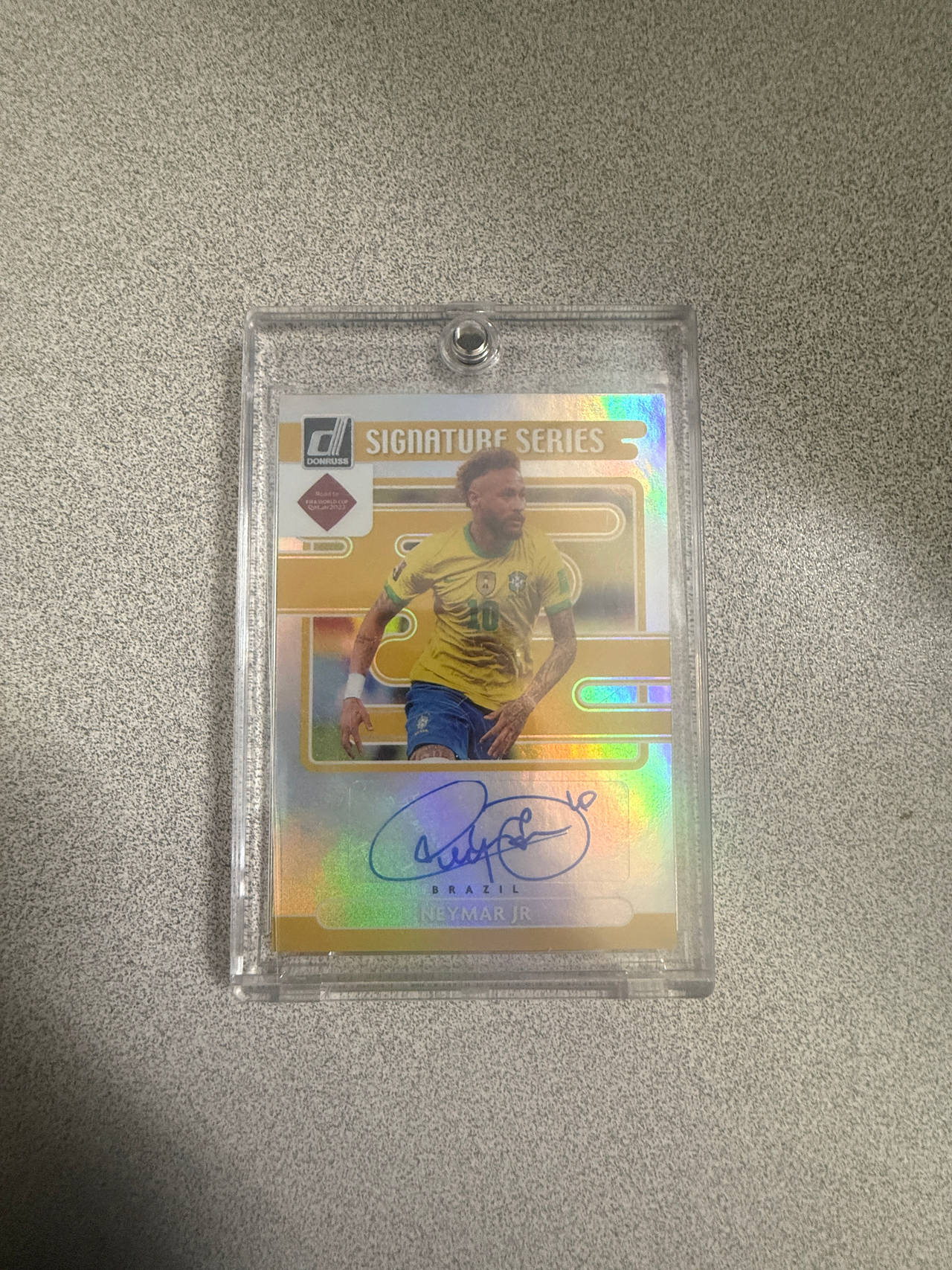 2022 Donruss Signature Series Neymar Jr. Autograph Card