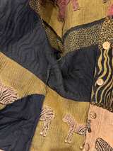 Sag Harbor Tapestry Coat Zebra Print - Image 4