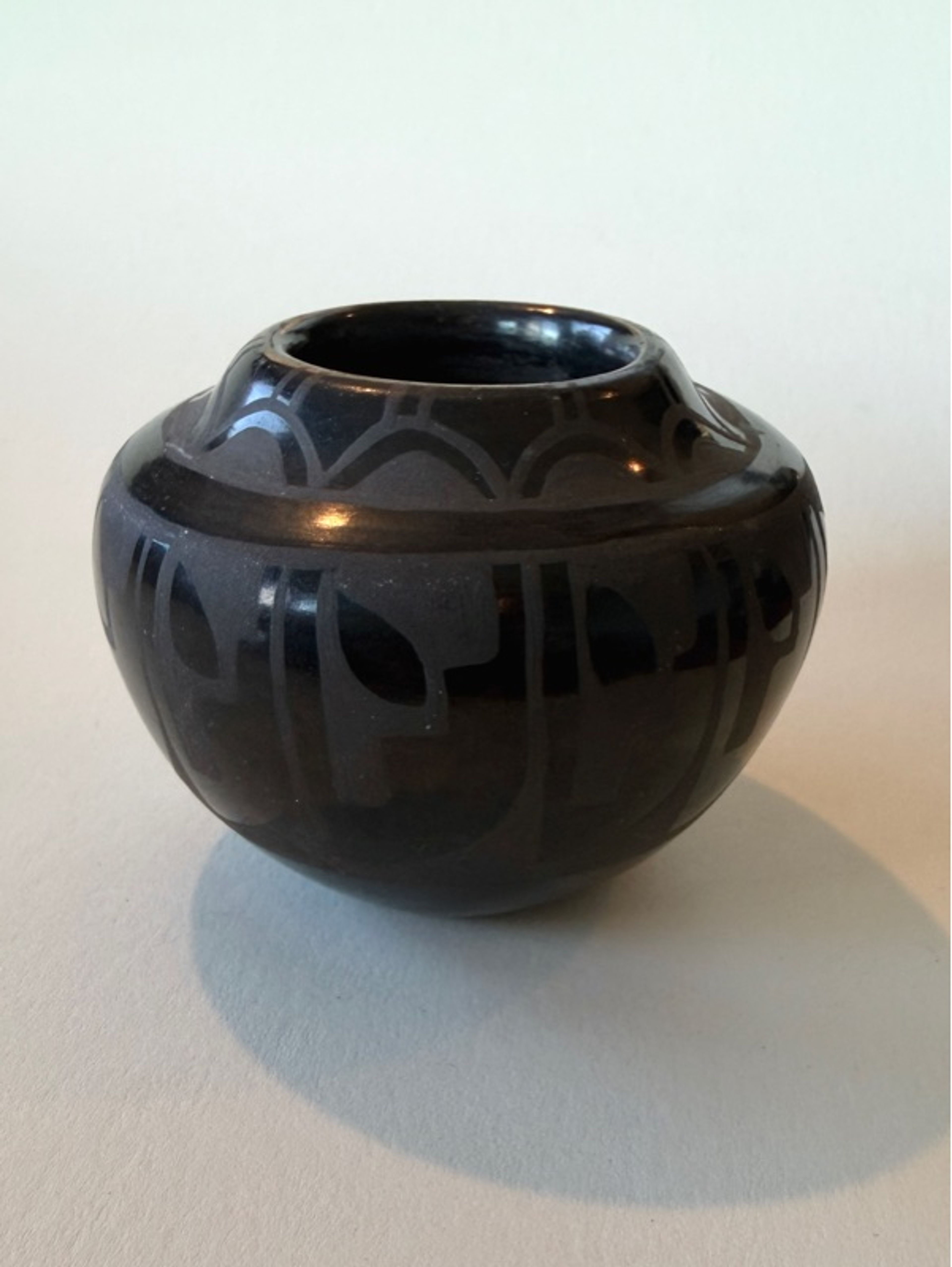 Signed Santa Clara Pueblo Blackware Pottery – by Celestina Naranjo