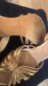 Marian Gold Metallic Strappy Slingback Sandals - Image 5
