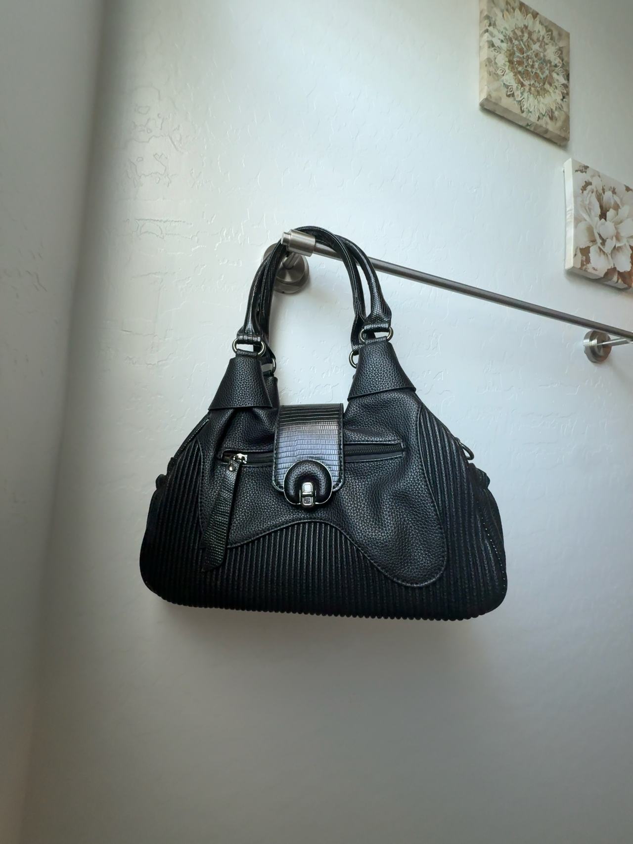 Lancel Premier Flirt Black Leather Handbag