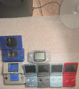 Nintendo Handheld Lot - 4 Gameboy SP, 1 GBA, 2 DS - AS IS Repair - Image 1
