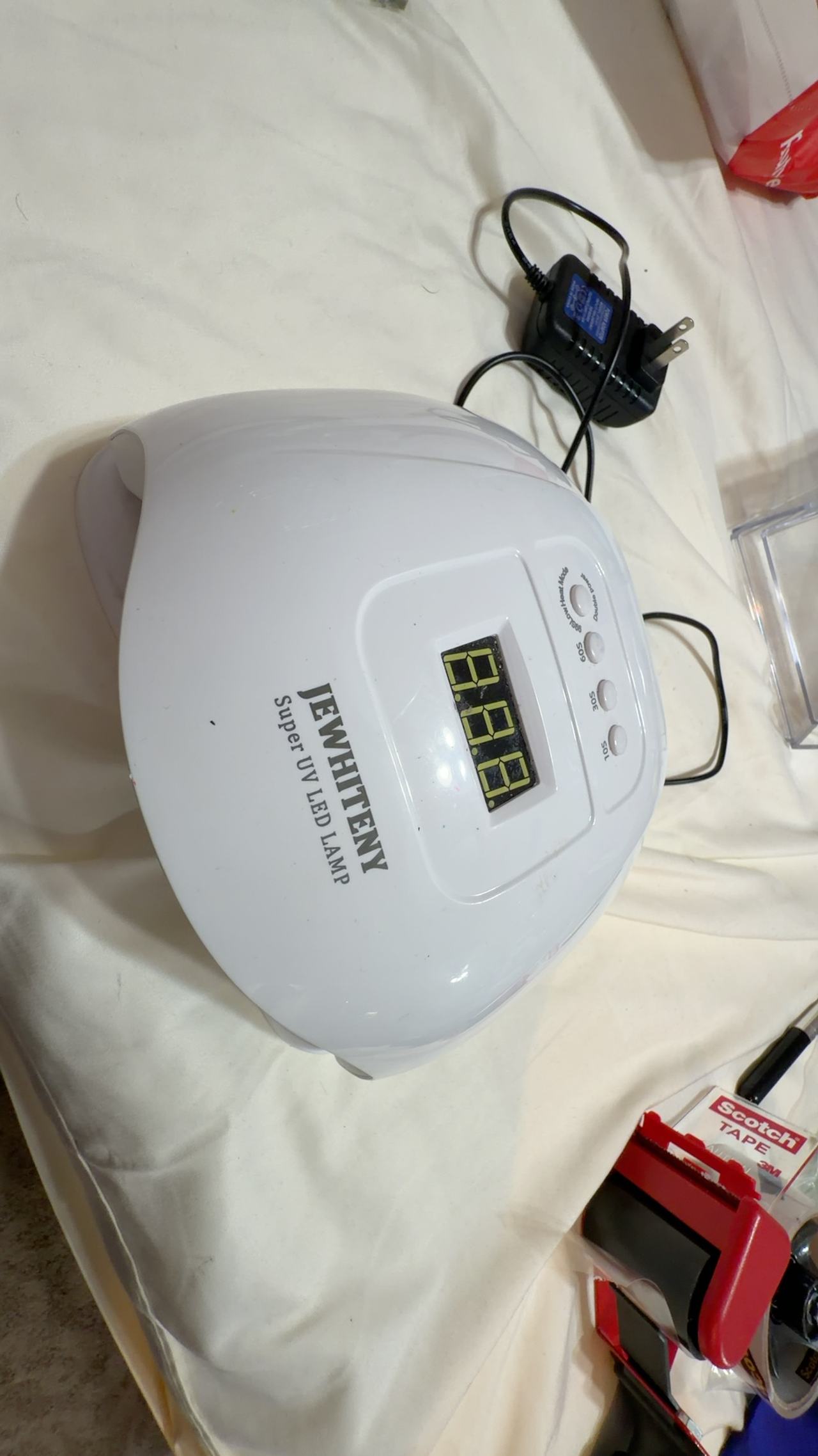 Jewhiteny Super UV LED Nail Lamp Portable