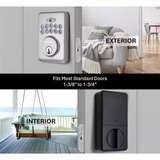 Defiant Castle Electronic Deadbolt in Matte Black - Image 5