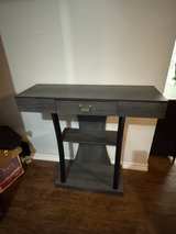 Modern Gray Wood Console Table - Image 2