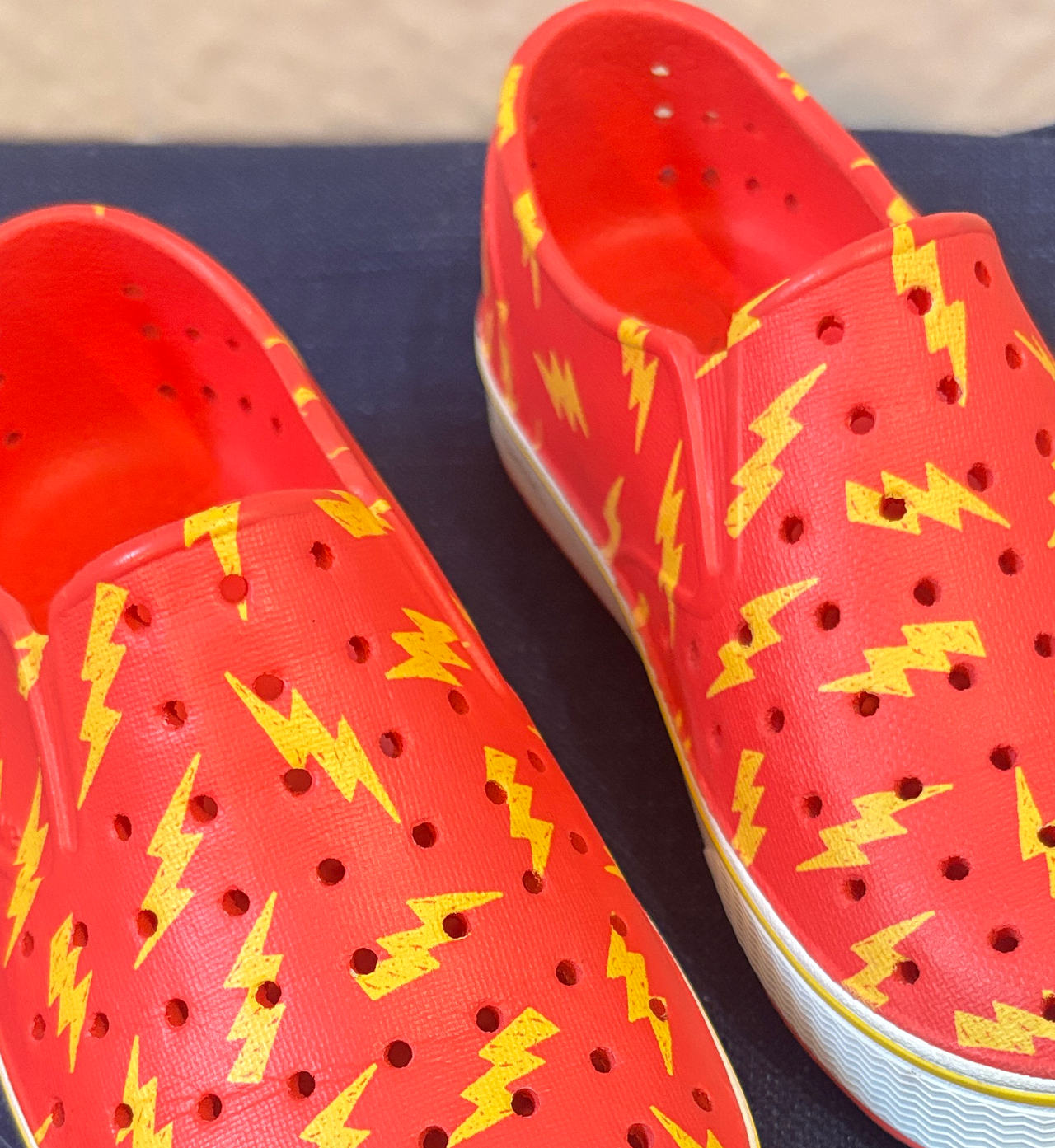 Native Shoes Miles Lightning Bolt Print