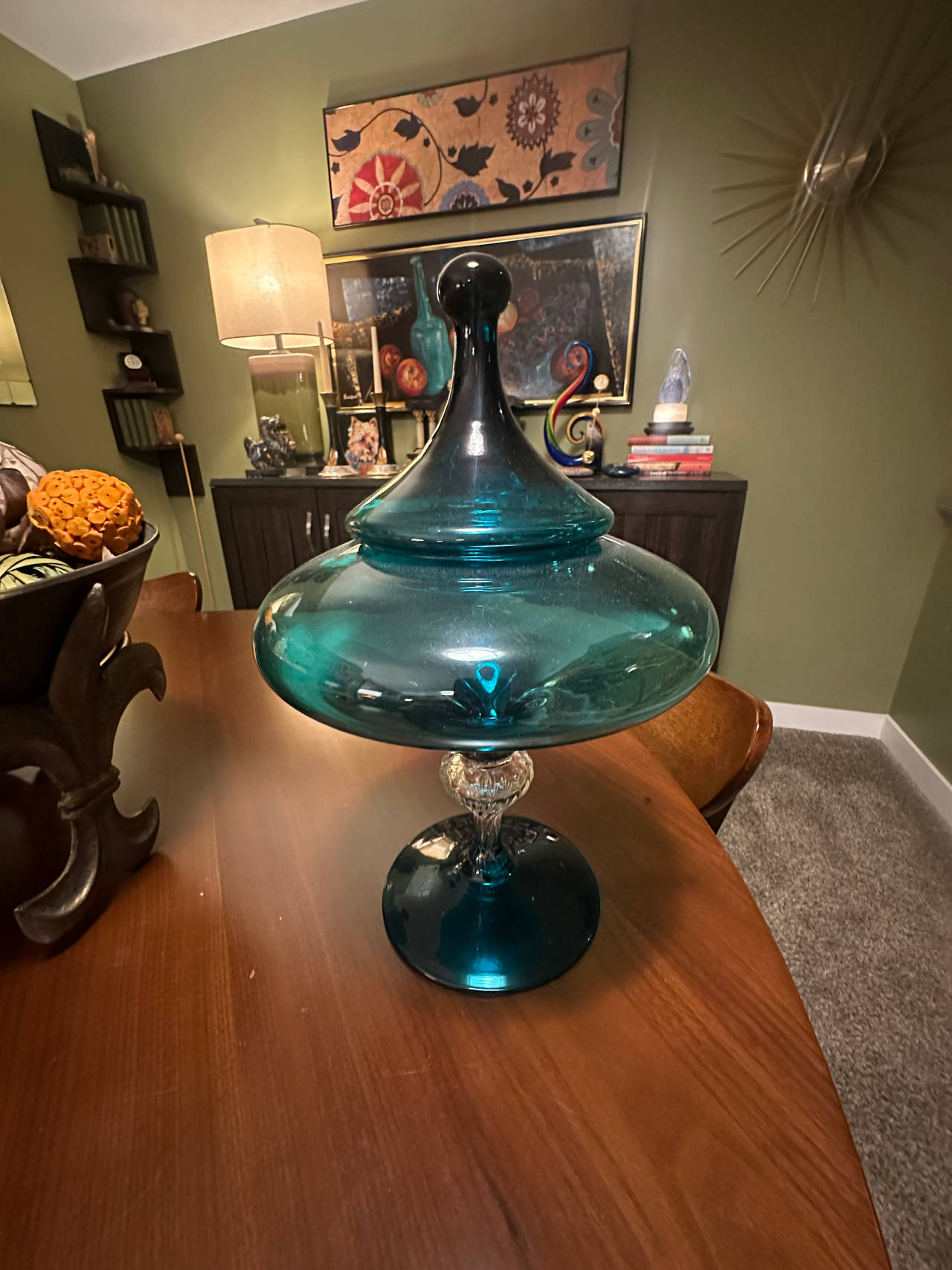 Empoli Glass Apothecary Jar