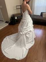 David's Bridal T9669 Sweetheart Ballgown Ivory - Image 5
