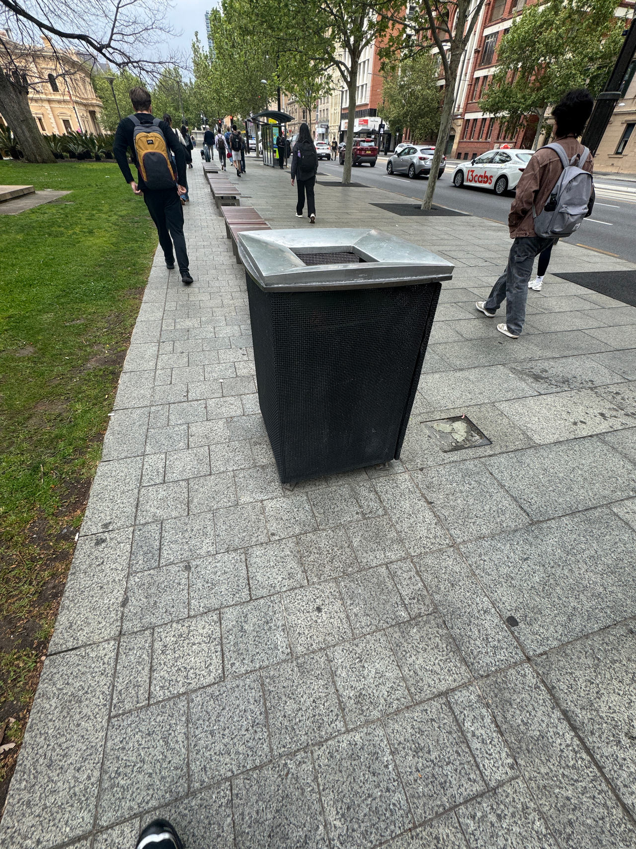 Outdoor Public Litter Bin