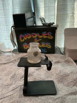 Vintage Glass Inkwell Bottle - Image 1