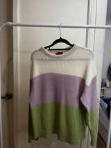 DPI Color Block Knit Sweater - Image 1