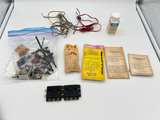 Large Vintage HO Scale Train Lot Cars Track 3 Transformers Bridges Parts Unteste - Image 4
