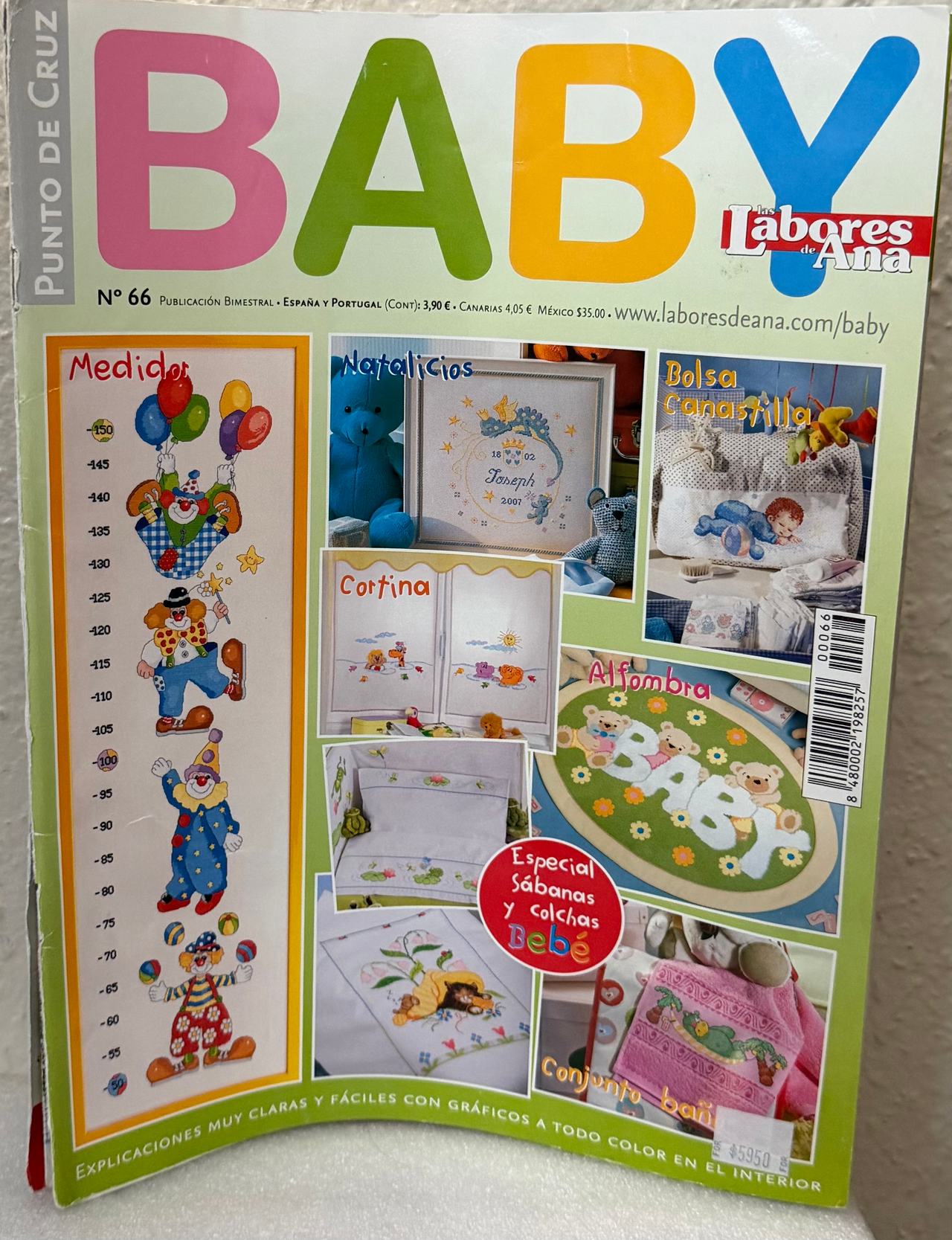 Labores de Ana Baby Punto de Cruz No. 66