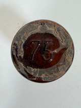 Vintage Amber Glass Medicine Bottle - Image 4