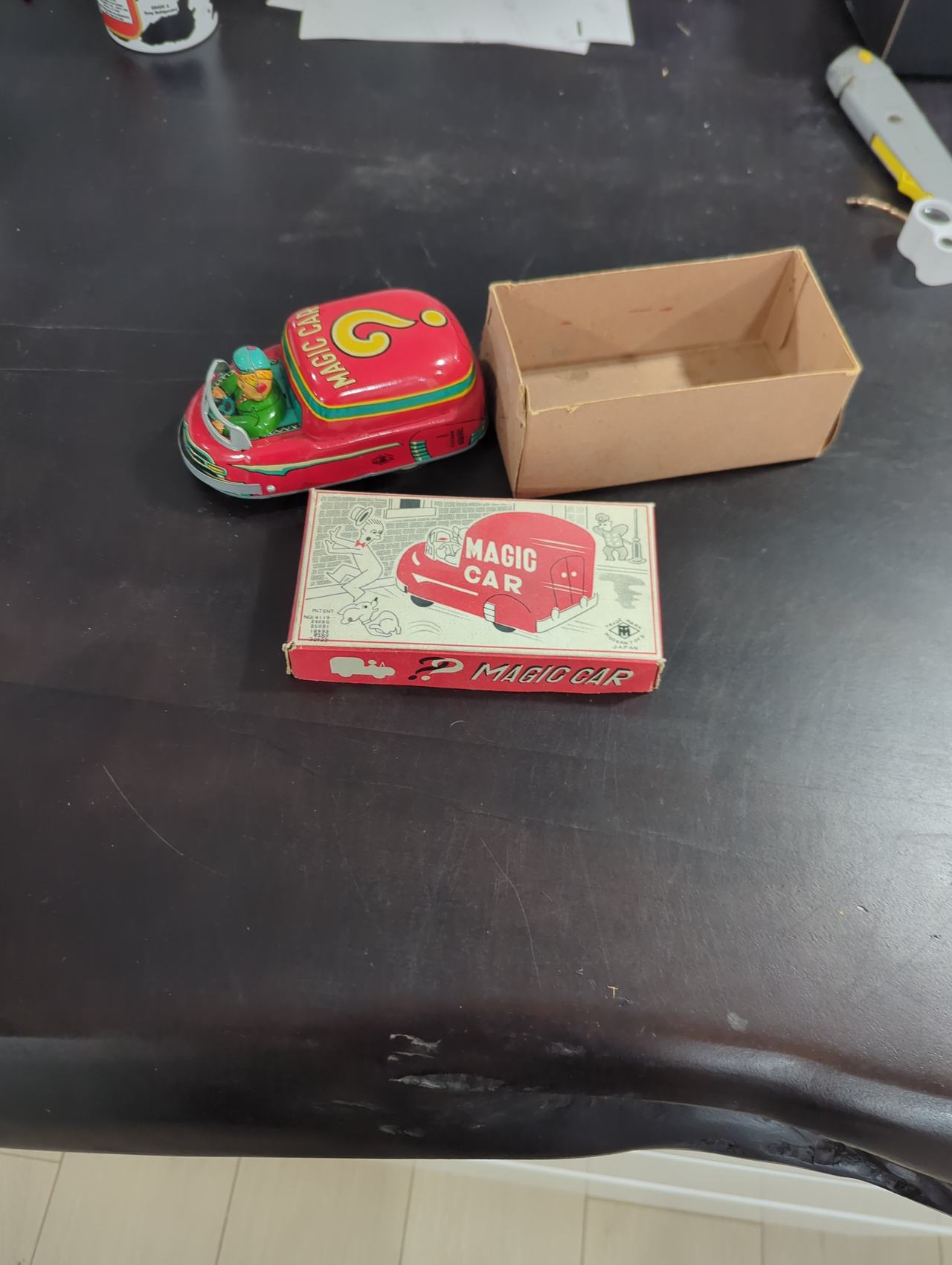 Modern Toys Masudaya Magic Car Tin Toy