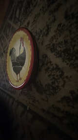 Sakura Rooster Decorative Stoneware Plate- Set of 8 - Image 3