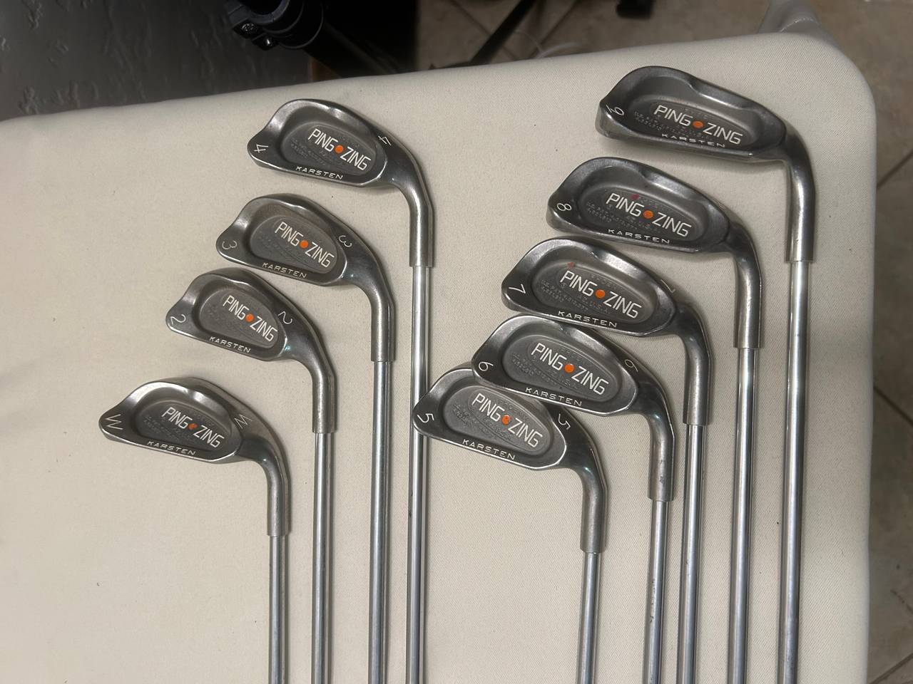 Ping Zing Iron Set (2-9, W) Orange Dot RH