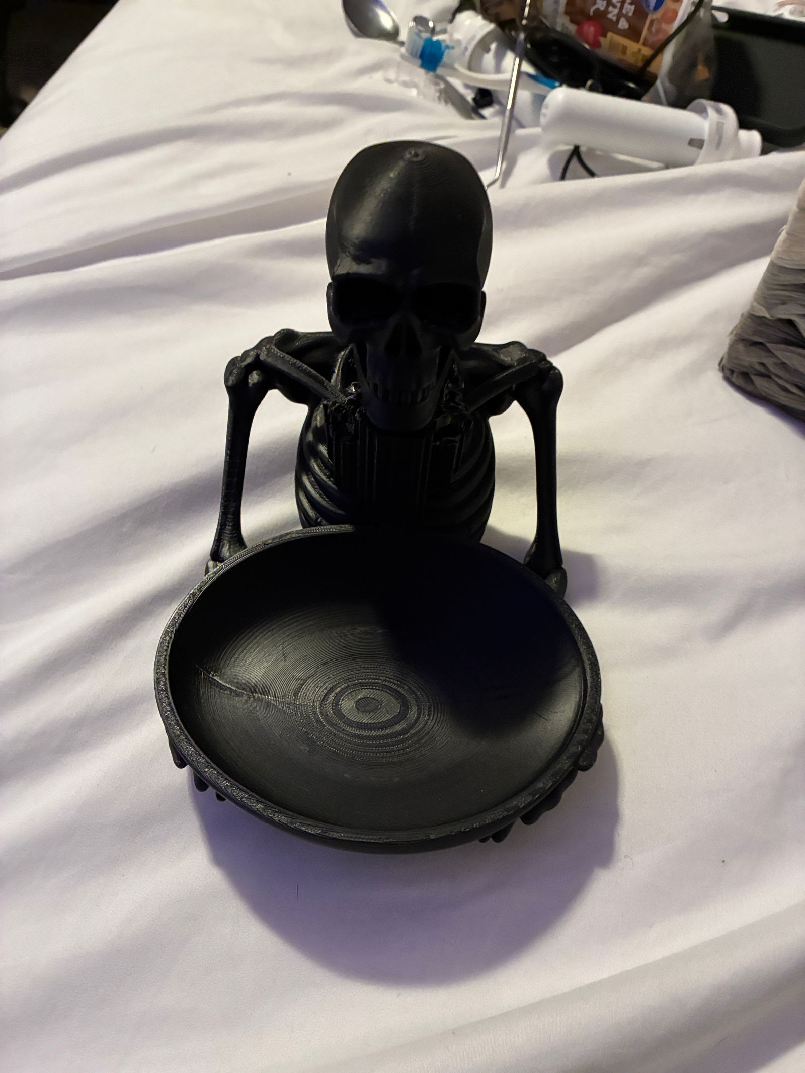 Skeleton Candy Dish Holder