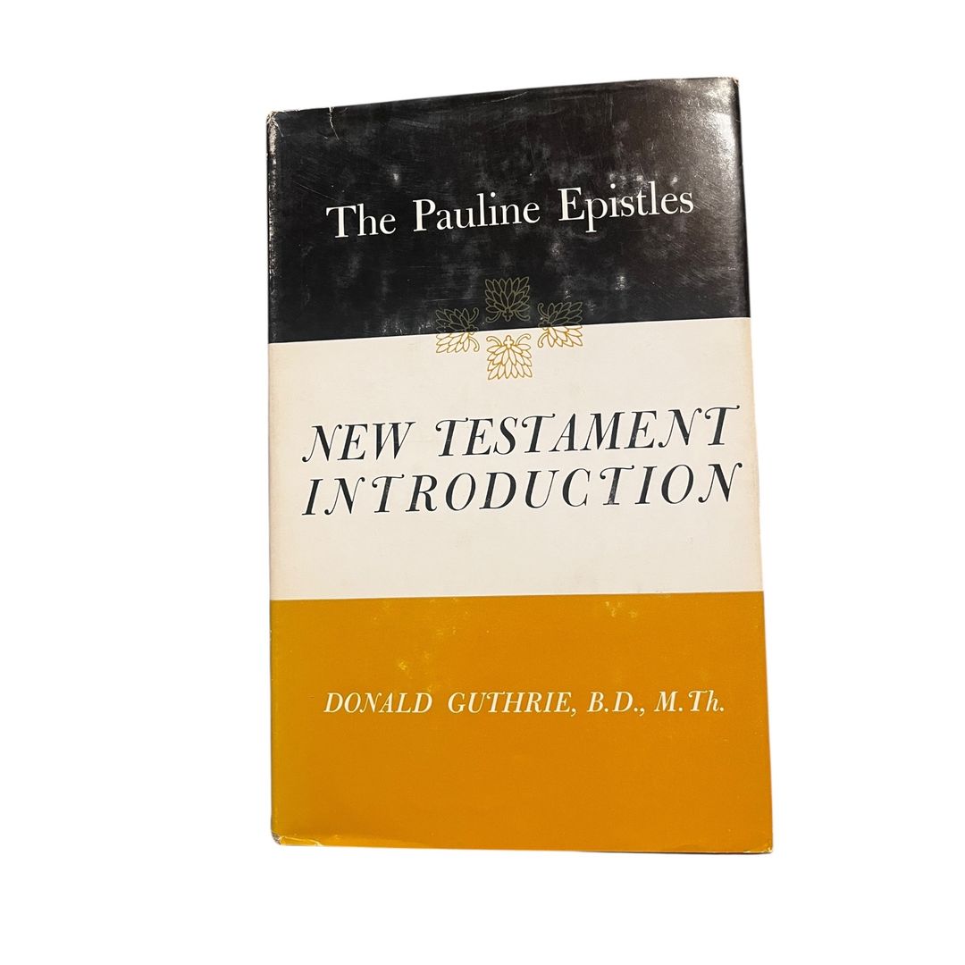 The Pauline Epistles: New Testament Introduction