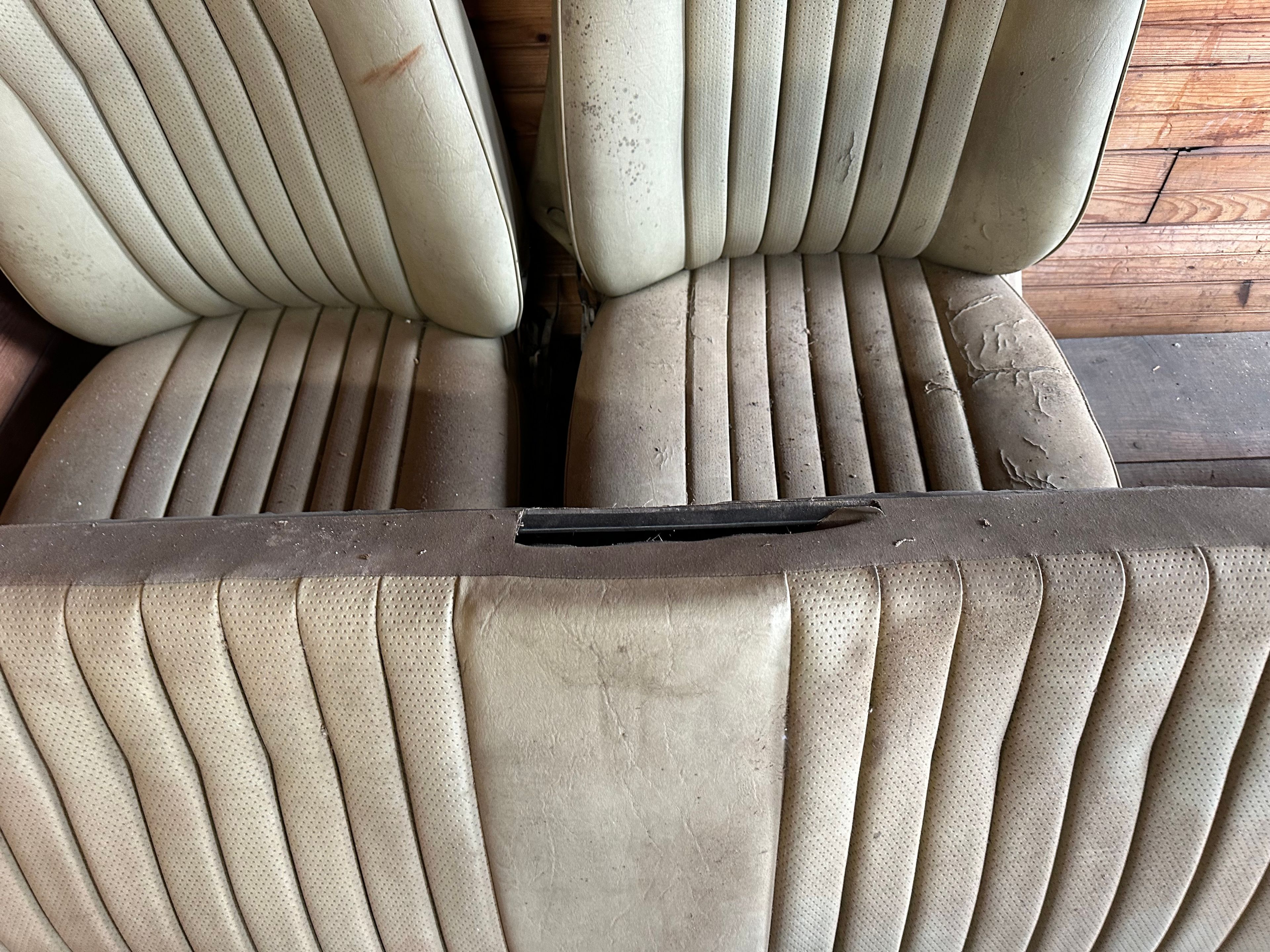 Mercedes-Benz W124 Seats Full set Beige Leather - Image 2
