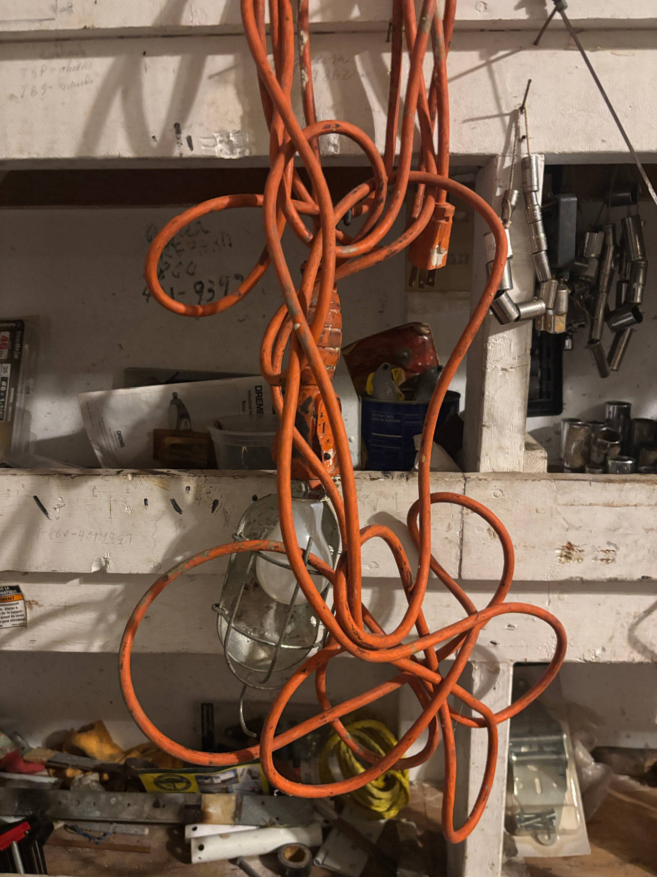 Incandescent Trouble Light with Extension Cord