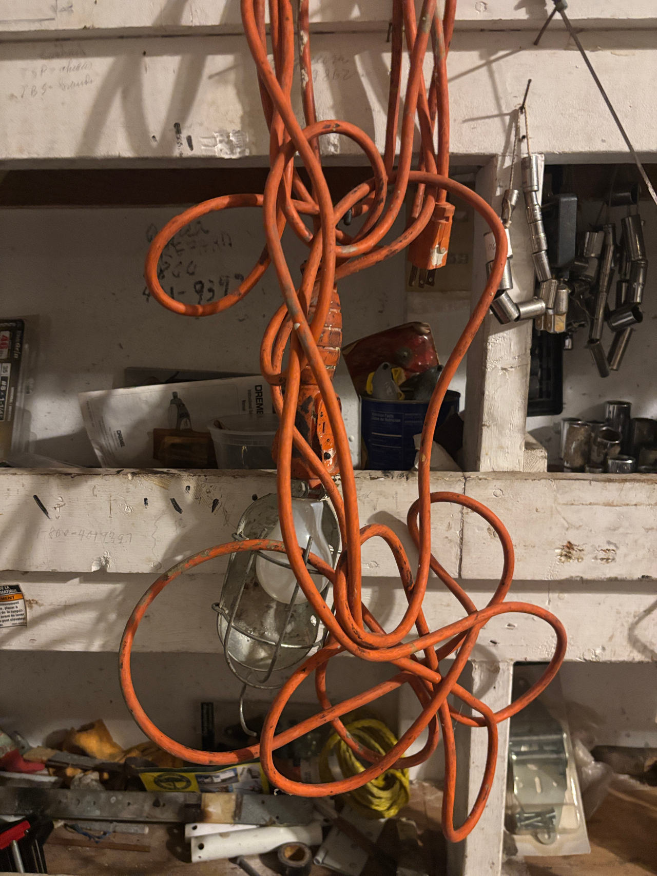 Incandescent Trouble Light with Extension Cord