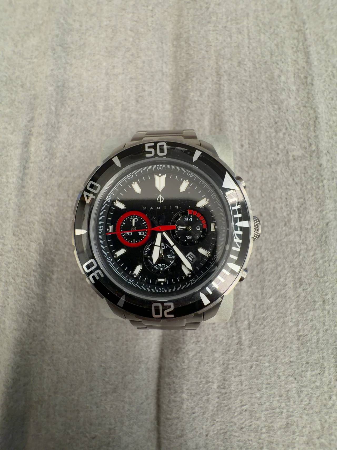 Nautis Dive Chrono 500 Stainless Steel Watch