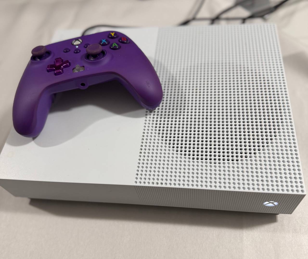 Microsoft Xbox One S All Digital 1TB White Console Bundle Tested Works + Control