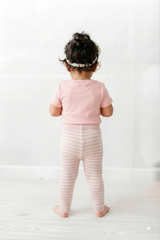Baby B'gosh 2 pair Striped Ribbed Knit Leggings sz 12 Months - Image 8