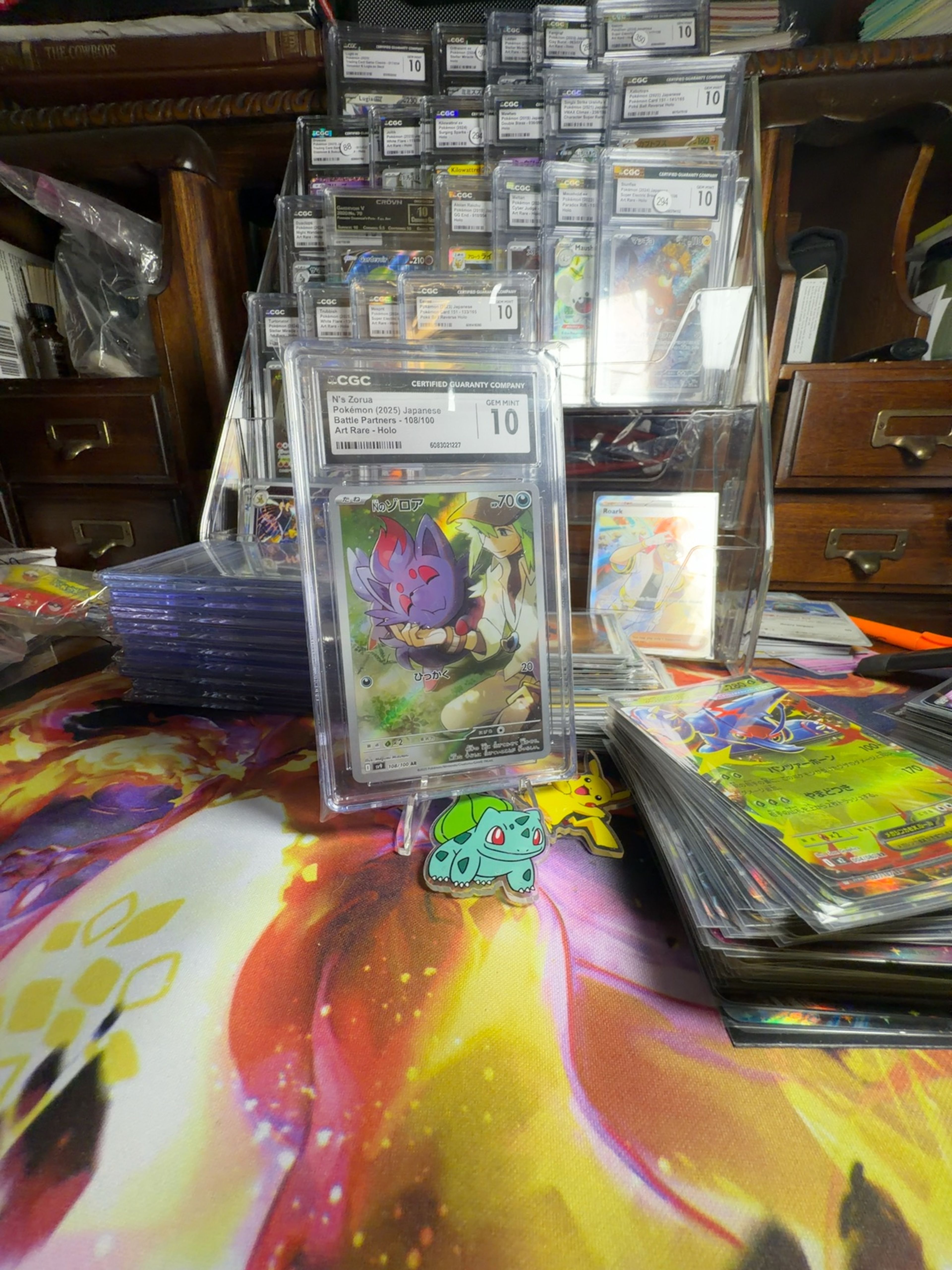 Pokemon Zorua AR Battle Partners PSA 10