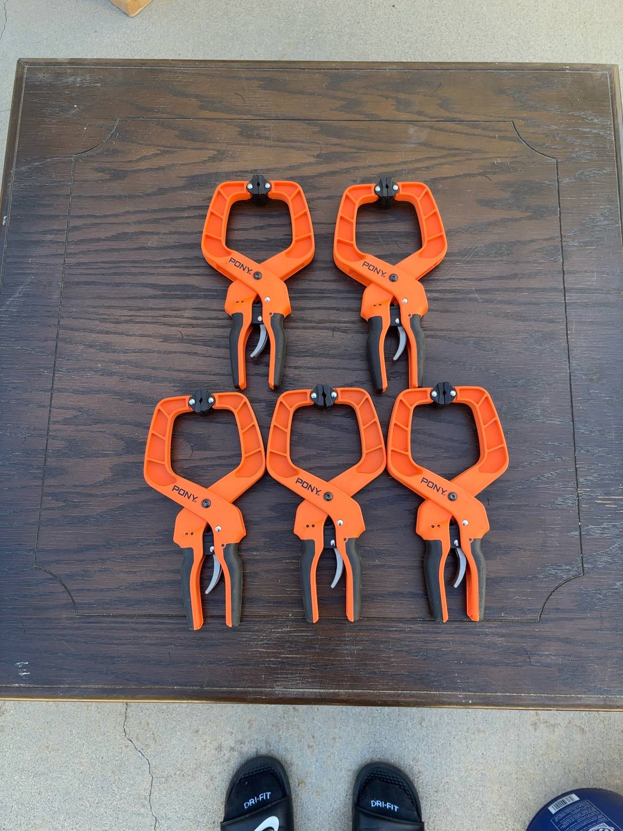 Set Of 5 , Pony 4-Inch Hand Clamp