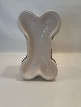 Bone Shaped Ceramic Pet Bowl - Image 4