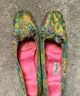 Oomphies Vintage Metallic Brocade Ballet Flats - Image 1