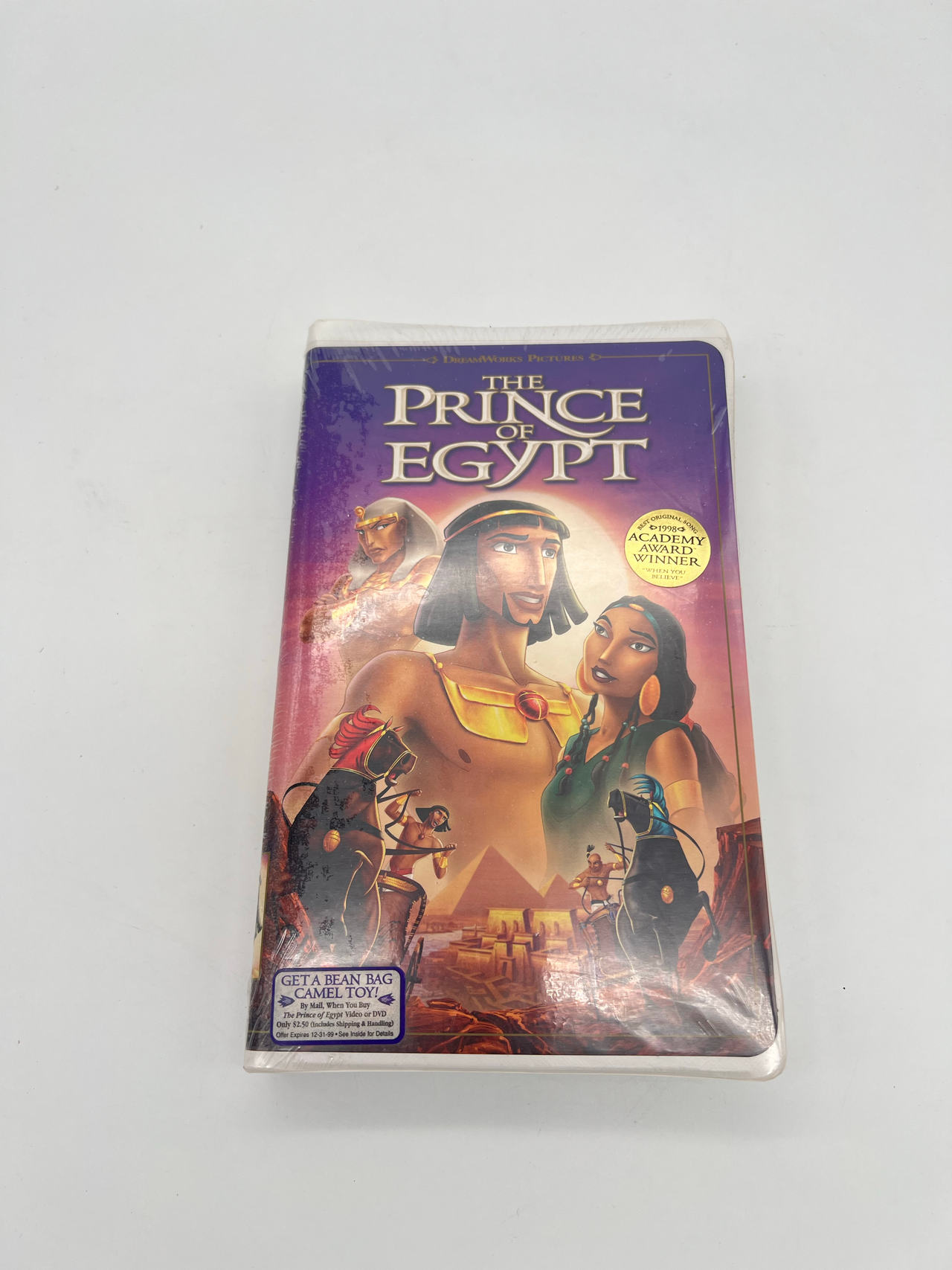 The Prince of Egypt VHS 1999 DreamWorks Clamshell Sealed New