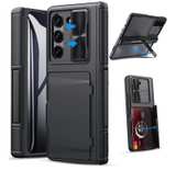 GBEE for Samsung Galaxy Z Fold 5 Case with Kickstand & Screen Protector & Card - Image 1