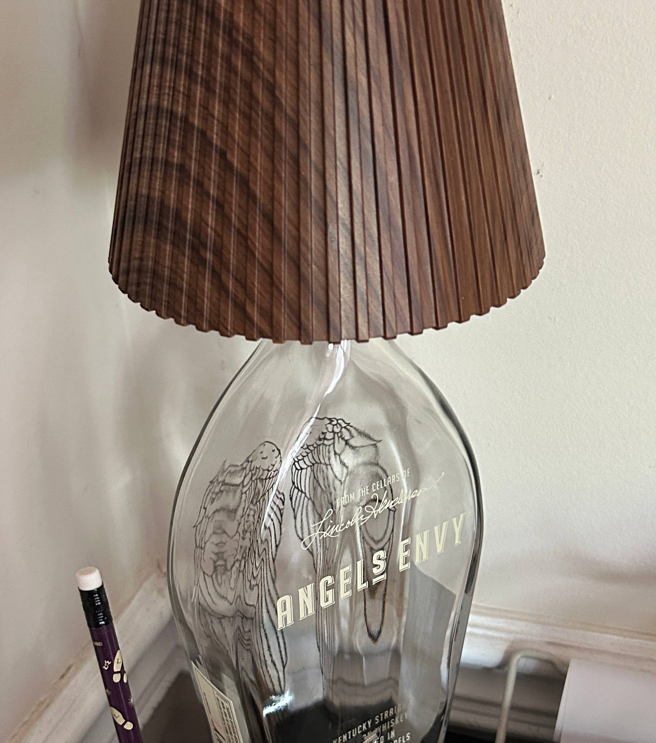 Angel's Envy Bourbon Bottle Lamp