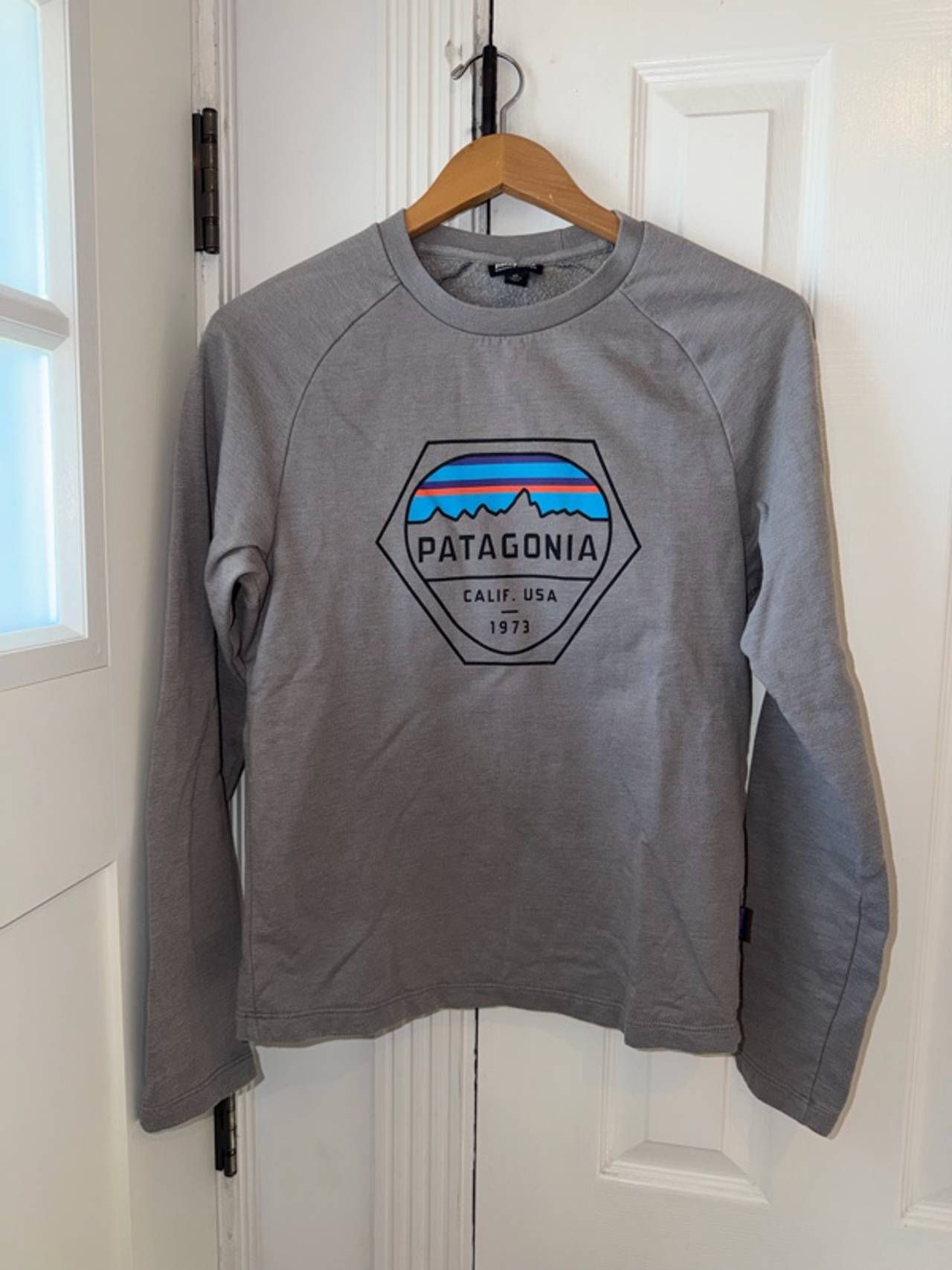 Patagonia Fitz Roy Hex Lightweight Crew Sweatshirt XS
