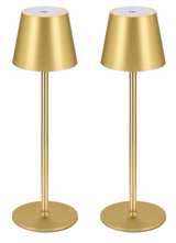 VEVOR Cordless Table Lamp Gold 2-Pack - Image 1