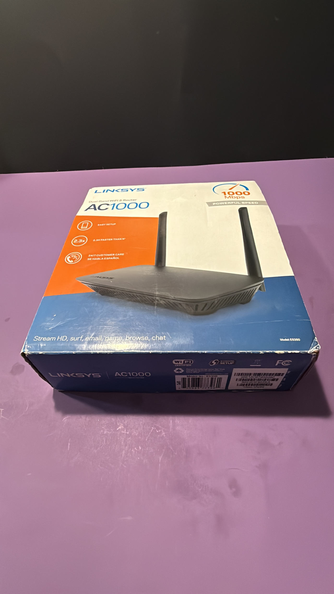 Linksys AC1000 WiFi Router