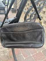 Coach Jes Crossbody in Pebbled Leather Double Zipper Pocket Black - Image 4