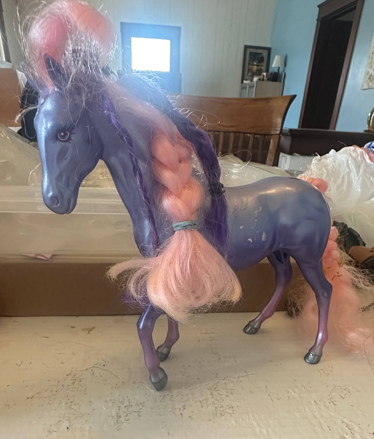 Fashion Filly vtg pony 1990s purple pink
