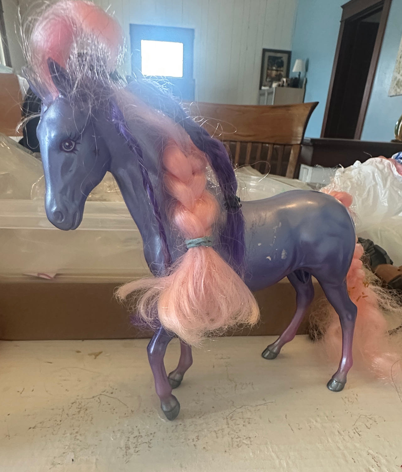 Fashion Filly vtg pony 1990s purple pink
