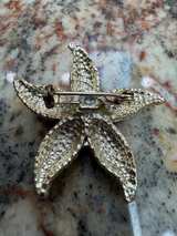 Vintage Faux Pearl Starfish Brooch - Image 4