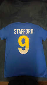 Nike Los Angeles Rams Matt Stafford #9 T-Shirt Blue Large - Image 1