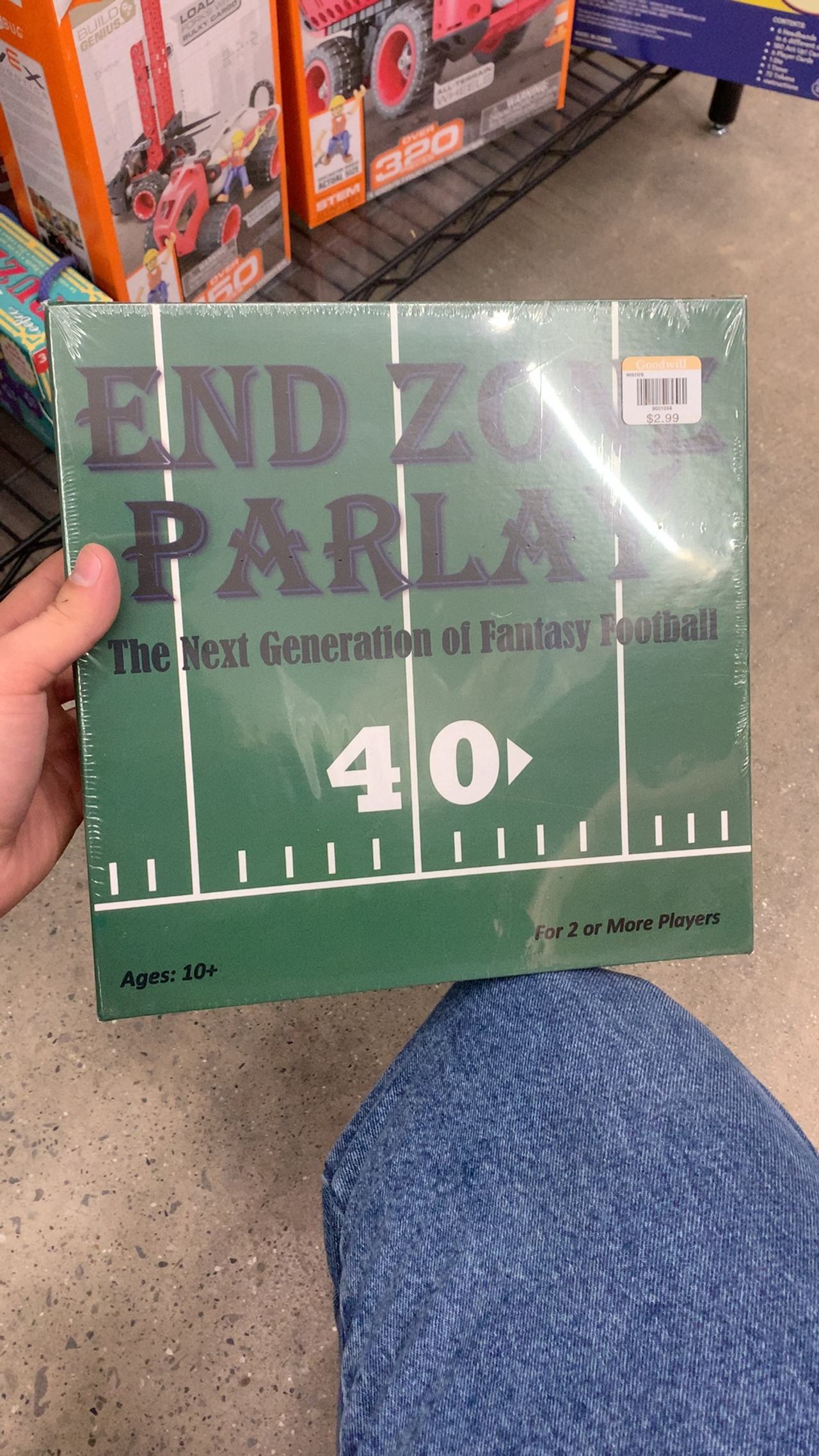 End Zone Parlay Fantasy Football Board Game