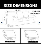 Easy-Going Stretch Sofa Slipcover 4-Piece Set - Image 2