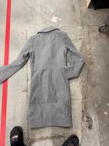 Mossimo Women's Grey Wool Blend Coat - Image 2